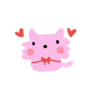 もふにゃんこ。（個別スタンプ：1）