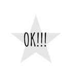 スター 文字（個別スタンプ：6）