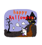 のっぺりうさぎ★ハロウィン（個別スタンプ：1）