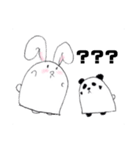 仲良しなぱんだとうさぎ（個別スタンプ：26）