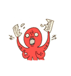 怒るイイダコ代理（個別スタンプ：9）