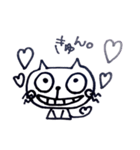 ひげねこ①（個別スタンプ：7）