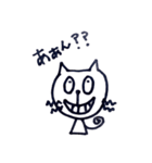ひげねこ①（個別スタンプ：19）