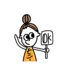 もに スタンプ（個別スタンプ：4）