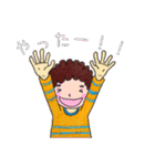 天然パーマネント坊や（個別スタンプ：1）