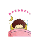 天然パーマネント坊や（個別スタンプ：22）