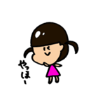 ツインテール系女子（個別スタンプ：1）