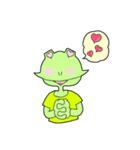 穏やかえるの日常（個別スタンプ：5）