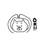 白ネコと、日々と。（個別スタンプ：26）