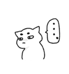 まゆげ猫の日常使いスタンプ（個別スタンプ：11）