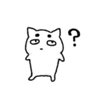 まゆげ猫の日常使いスタンプ（個別スタンプ：15）