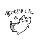まゆげ猫の日常使いスタンプ（個別スタンプ：33）