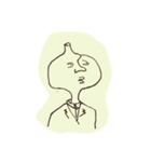 背広ニンニク（個別スタンプ：5）