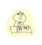背広ニンニク（個別スタンプ：22）