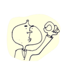 背広ニンニク（個別スタンプ：40）