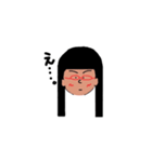 ぼくの友達は赤メガネのオン眉（個別スタンプ：2）