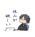 色猫卓（個別スタンプ：8）