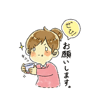 食いしんぼうな さくらちゃん（個別スタンプ：5）