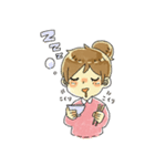 食いしんぼうな さくらちゃん（個別スタンプ：6）