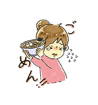 食いしんぼうな さくらちゃん（個別スタンプ：16）