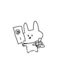 シュールなうさぎだよ（個別スタンプ：5）