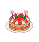 6月17日～6月30日のお誕生日ケーキ（個別スタンプ：3）