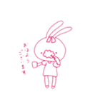 バレリーナうさぎのうさちゃん（個別スタンプ：10）