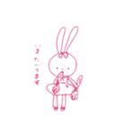 バレリーナうさぎのうさちゃん（個別スタンプ：11）