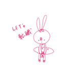 バレリーナうさぎのうさちゃん（個別スタンプ：16）