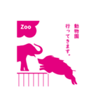 イノシシ君(行先を伝える用)（個別スタンプ：35）