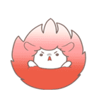 綿飴のような ポソム ステッカー (pink)（個別スタンプ：14）
