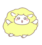 綿飴のような ポソム ステッカー (yellow)（個別スタンプ：6）