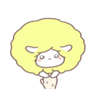 綿飴のような ポソム ステッカー (yellow)（個別スタンプ：11）