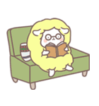 綿飴のような ポソム ステッカー (yellow)（個別スタンプ：13）