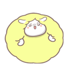 綿飴のような ポソム ステッカー (yellow)（個別スタンプ：18）