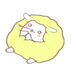 綿飴のような ポソム ステッカー (yellow)（個別スタンプ：20）