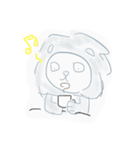 はいいろの獅子（個別スタンプ：2）