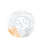 はいいろの獅子（個別スタンプ：7）