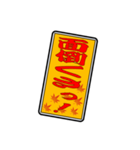 千社札風 関西弁スタンプ（個別スタンプ：39）