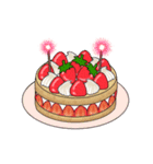 8月1日～8月14日のお誕生日ケーキ（個別スタンプ：4）