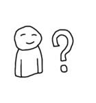 にこにこしてる人スタンプ（個別スタンプ：19）