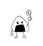 照れるおにぎりちゃん（個別スタンプ：11）