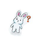 うさぎとちょこうさぎ（個別スタンプ：1）