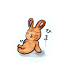 うさぎとちょこうさぎ（個別スタンプ：3）