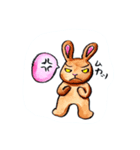 うさぎとちょこうさぎ（個別スタンプ：7）