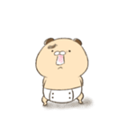 片眉のゆずひこくん（個別スタンプ：13）