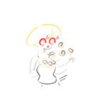 食べる女子たち（個別スタンプ：8）