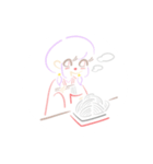 食べる女子たち（個別スタンプ：10）