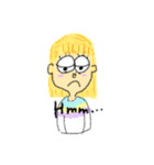 ぽっぷな女の子（個別スタンプ：1）
