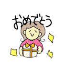 女の子の日常..（個別スタンプ：17）
